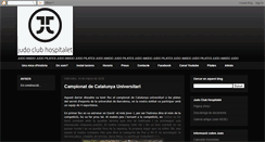 Desktop Screenshot of judoclubhospitalet.com