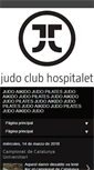 Mobile Screenshot of judoclubhospitalet.com